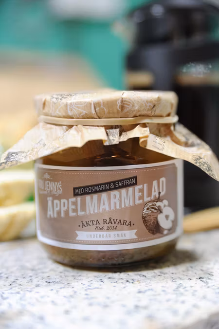 Äppelmarmelad m saffran o rosmarin