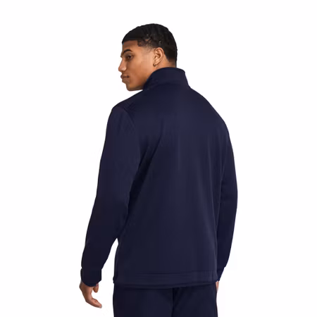 Vattenavvisande golftröja i fleece med halv dragkedja för herr | Under Armour Golf