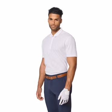 Golfpiké för herr med 1/4-dragkedja i återvunnen polyester | PROACT®