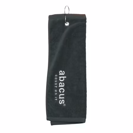 Golfhandduk med Abacus-logotyp | Abacus