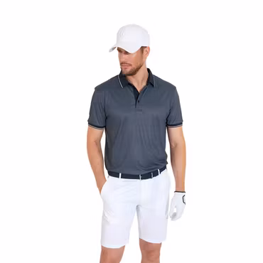 Golfpiké med DryCool och kontrastdetaljer för herr | Abacus