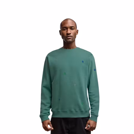 Sweatshirt i ekologisk bomull med broderi | Slopes & Town