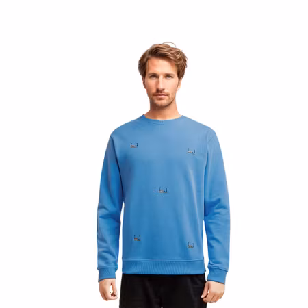 Sweatshirt i ekologisk bomull med broderi | Slopes & Town