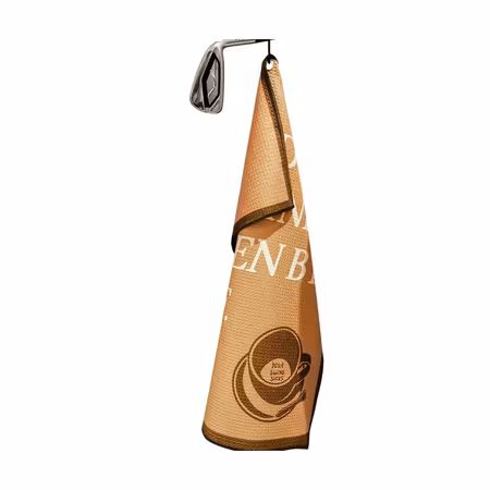 Golfhandduk i mikrofiber 40 × 60 cm | 3 PUTT ROUND