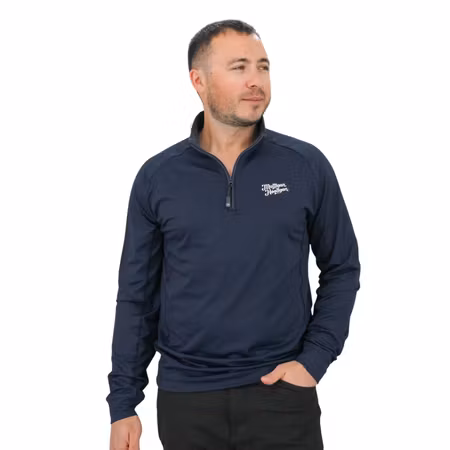Sweatshirt med kvartslång dragkedja för herr | Mulligan Hooligan®