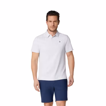 Golfpiké med Pete's Bow Tie-mönster för herr | Original Penguin