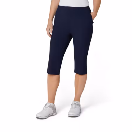 Marinblå pull-on golfbermudashorts för dam | Callaway