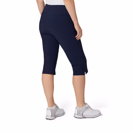 Marinblå pull-on golfbermudashorts för dam | Callaway