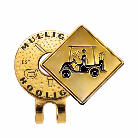 Magnetisk bollmarkör med hattclip i 30+ motiv | Mulligan Hooligan®