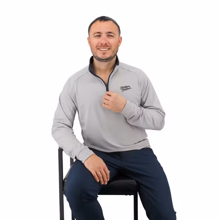 Golftröja med kvartdragkedja herr | Mulligan Hooligan®