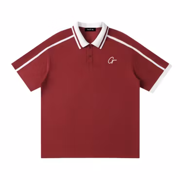 Golfpiké med kontrastpaneler - Green Side Polo | Gamblin´Golf