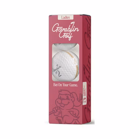 Golfbollar dam 3-pack | Gamblin Golf