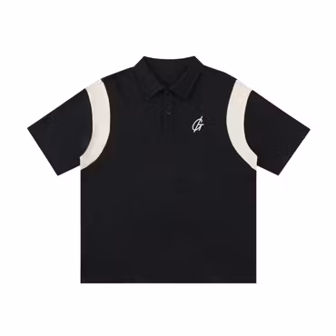Golfpiké i bomull med kontrastpaneler - Scratch Polo | Gamblin´Golf
