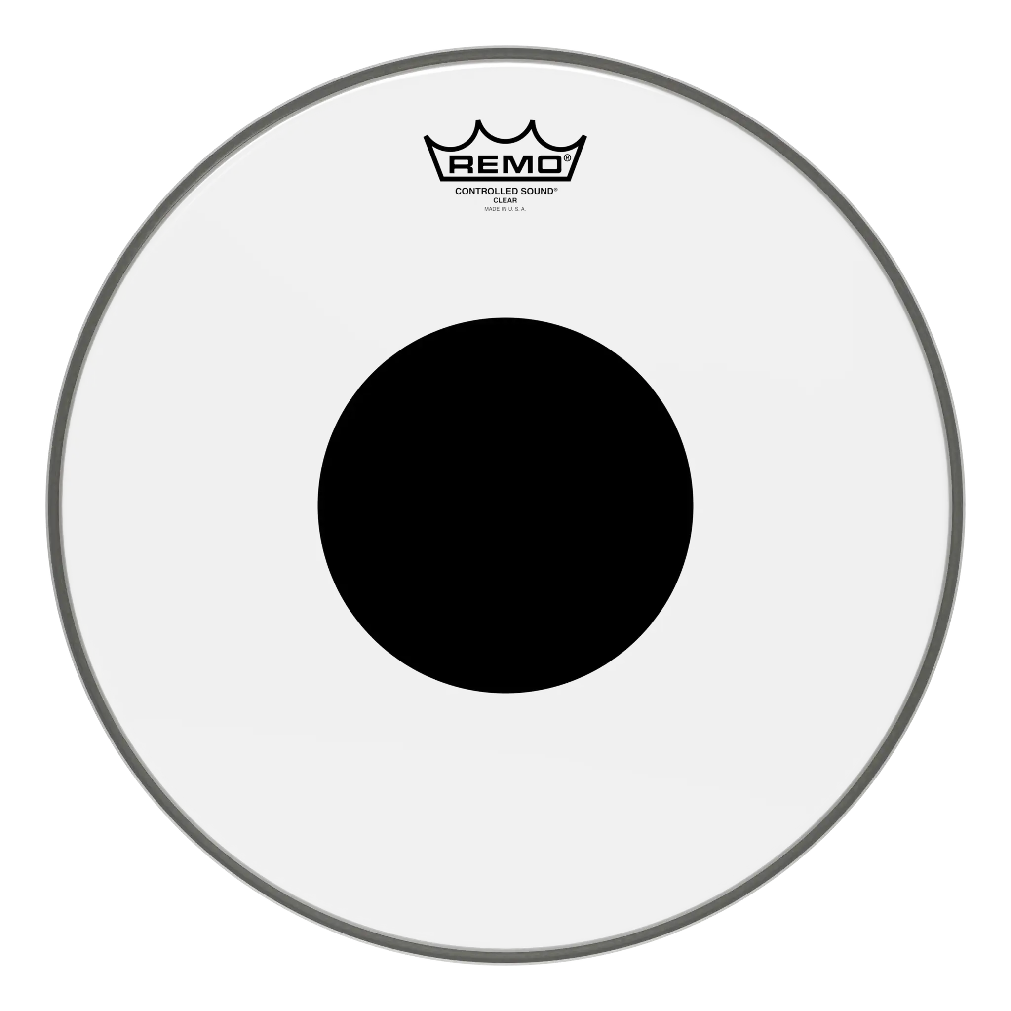 REMO 10" Controlled Sound® Clear Top Black Dot™ trommeskinn