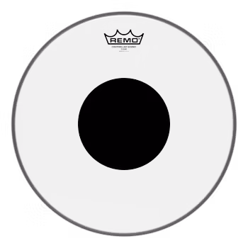 REMO 13" Controlled Sound® Clear Top Black Dot™ trommeskinn