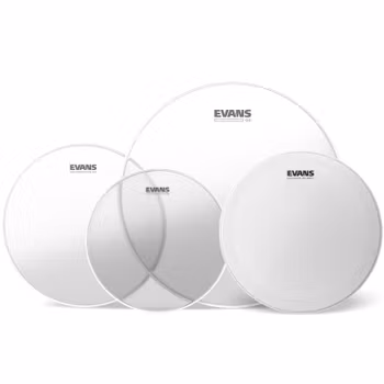 Evans G2 Clear 10/12/14" + 14" Genera HD Dry coated skinnpakke