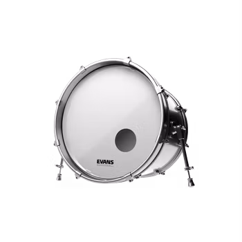 Evans EQ3 22" Smooth White coated frontskinn m/ 5" hull