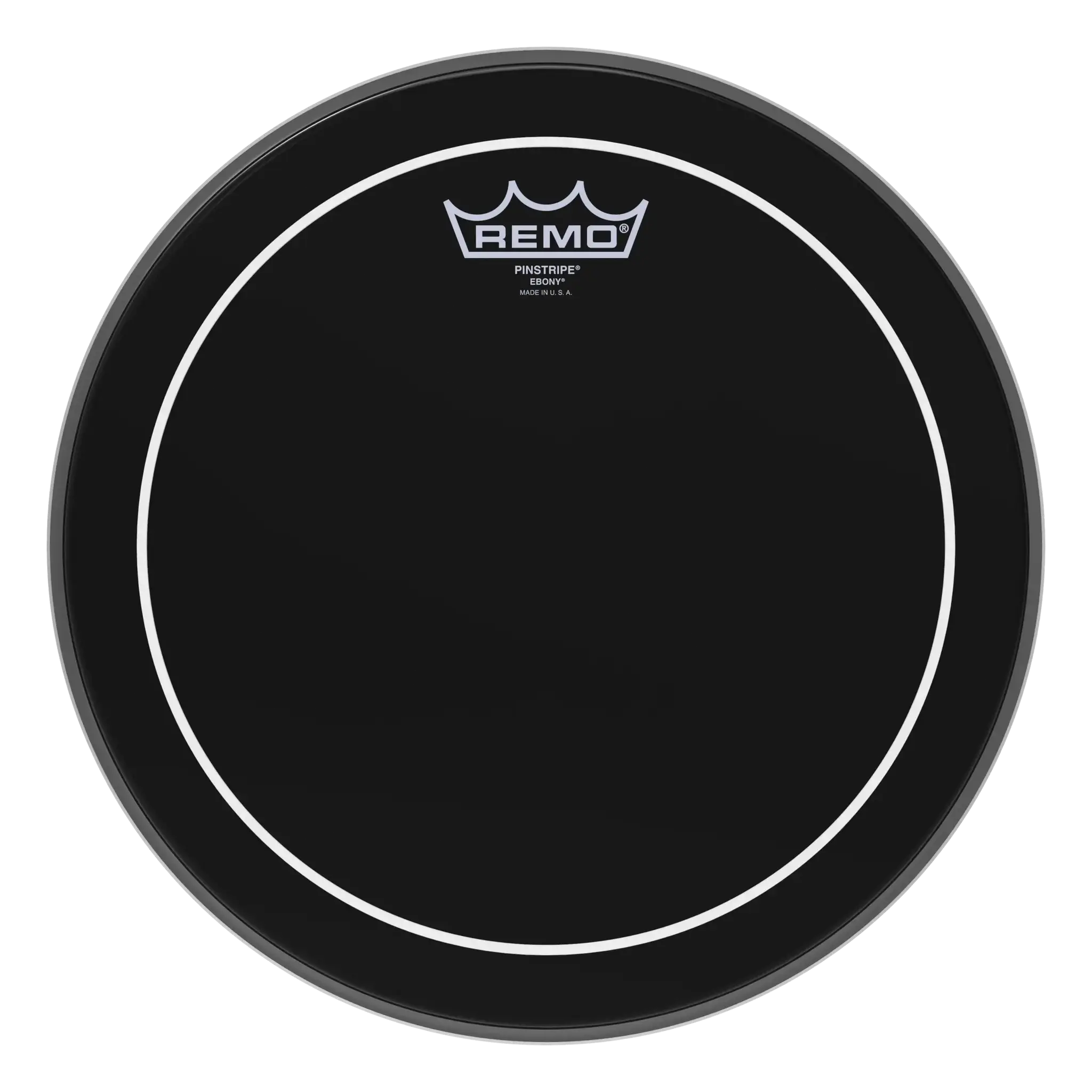 REMO 8" Pinstripe® Ebony® trommeskinn