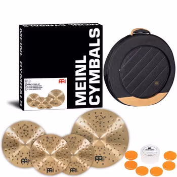 Meinl Pure Alloy Xtra Hammered cymbalpakke + bag