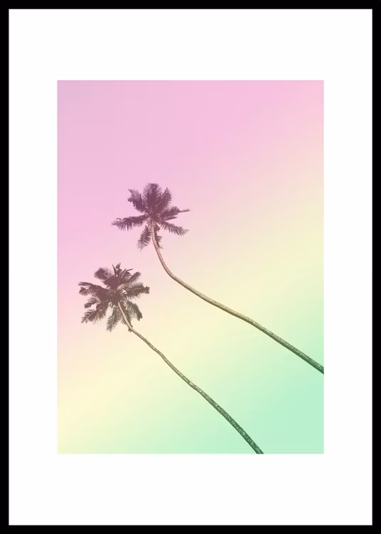 Artwork Love 3-tone Pink Yellow Green