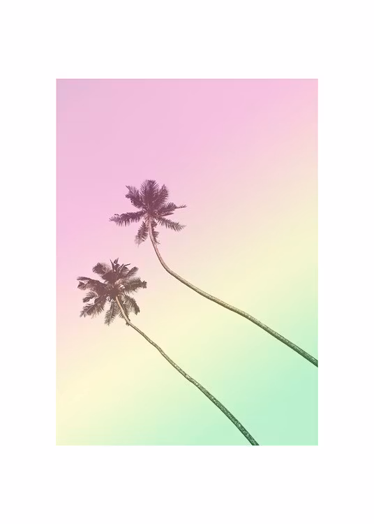 Artwork Love 3-tone Pink Yellow Green