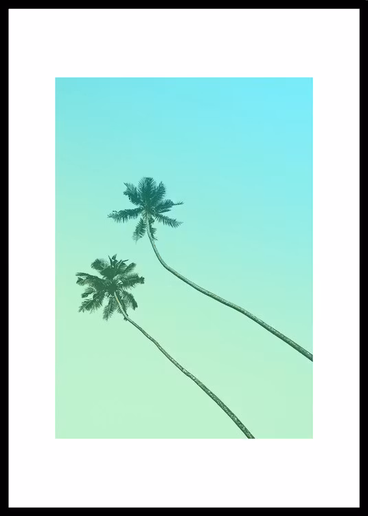 Artwork Love 2-tone Turquoise Green