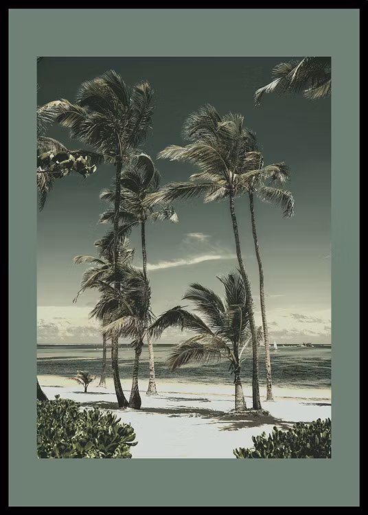 Artwork Dreams Dark Green Vintage