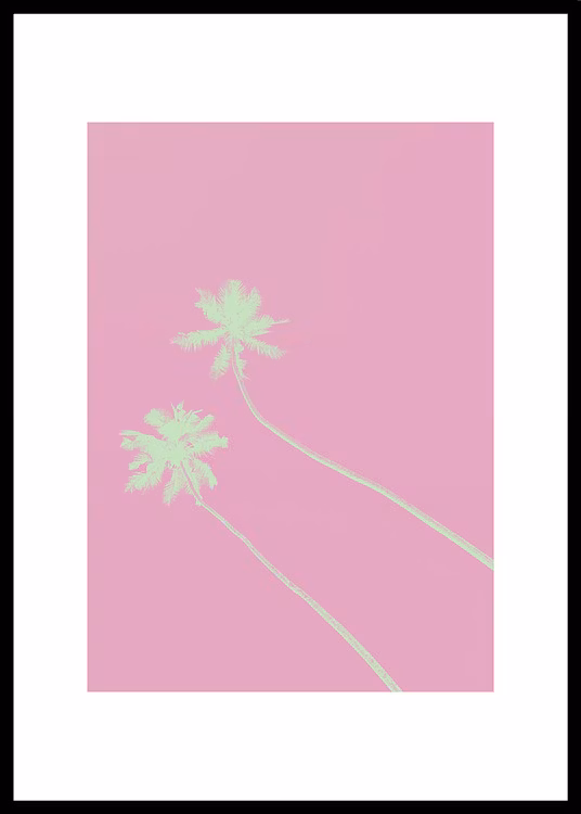 Artwork Love Green Palms