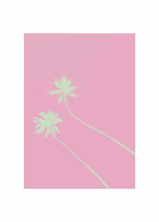 Artwork Love Green Palms