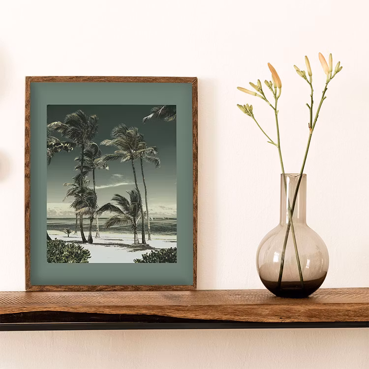 Artwork Dreams Dark Green Vintage