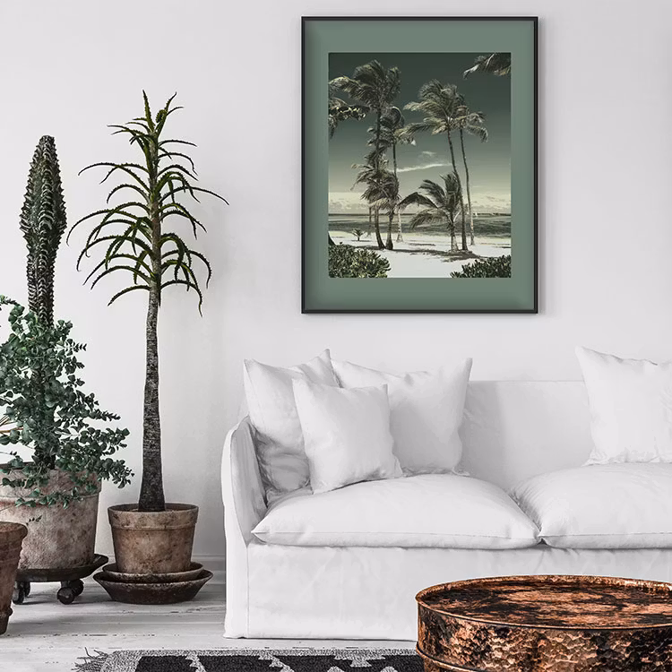 Artwork Dreams Dark Green Vintage