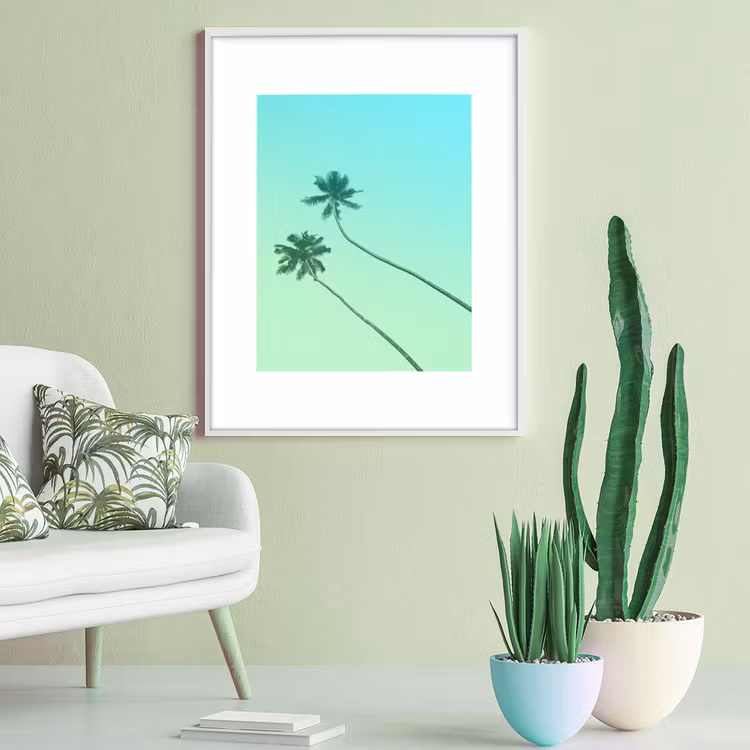 Artwork Love 2-tone Turquoise Green
