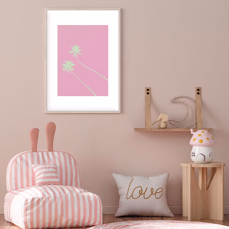 Artwork Love Green Palms