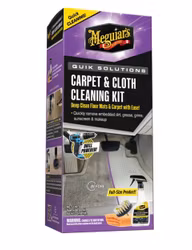 Meguiar's Carpet & Cloth Kit med Quick-Connect Dual-Stiffness Borsthuvud