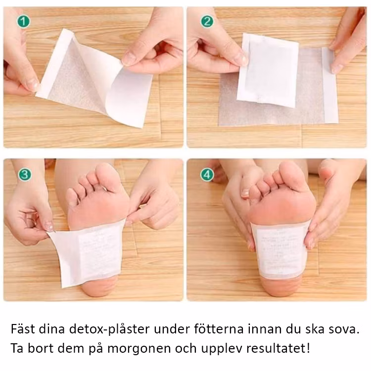 Detox fotplåster (10st)