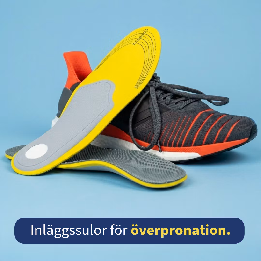 Inläggssulor överpronation