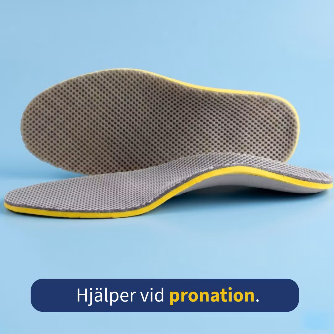 Inläggssulor överpronation