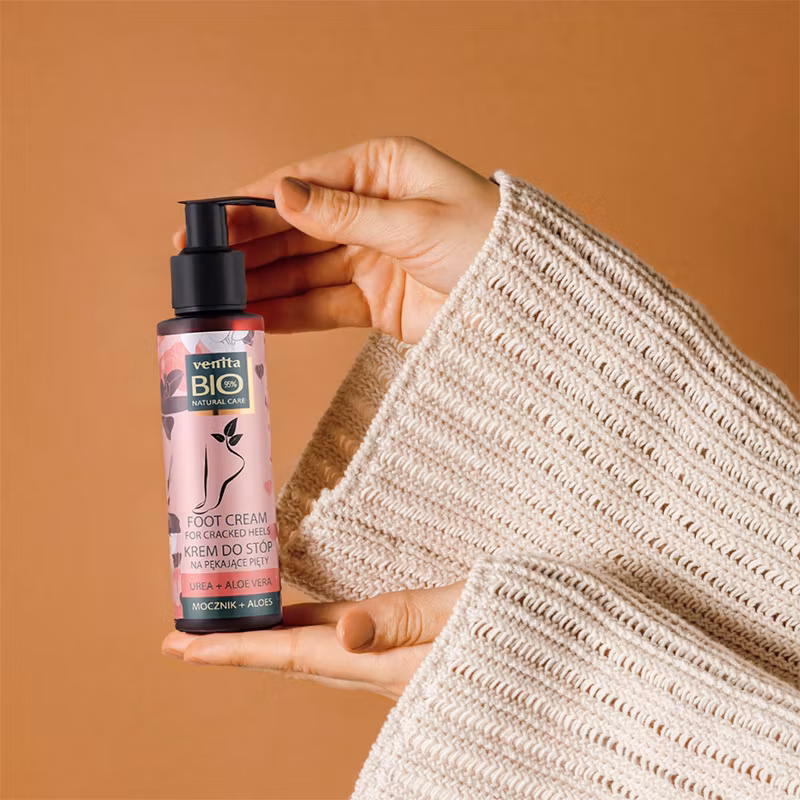 Fotkräm spruckna hälar