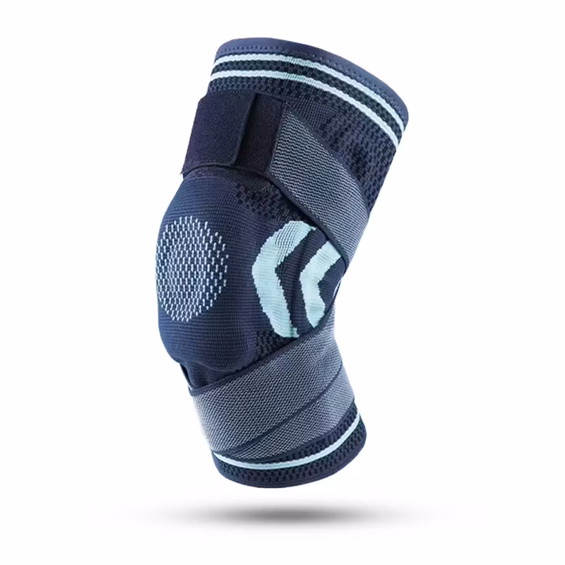 Knästöd med stödfjäder