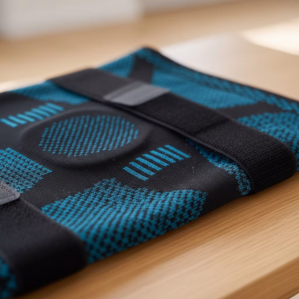 Knäskydd med sidostöd