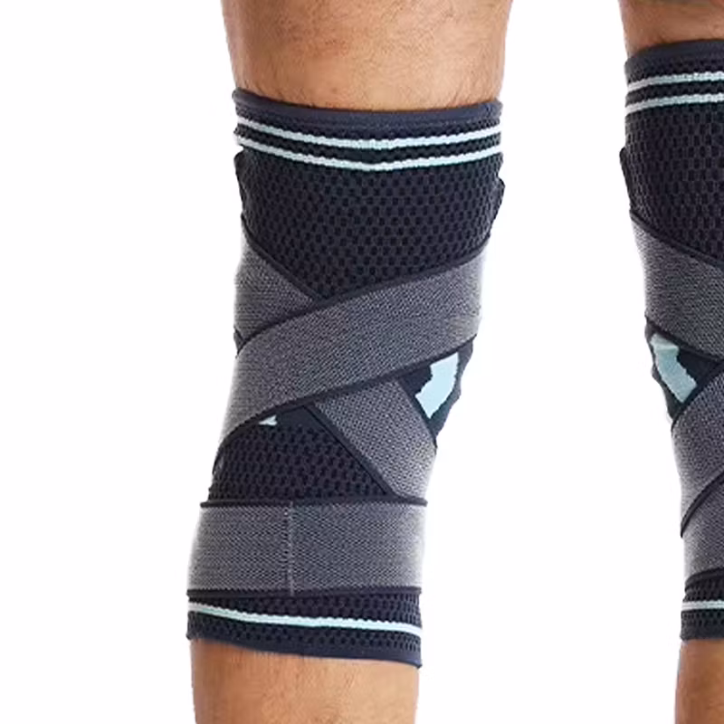 Knästöd med stödfjäder