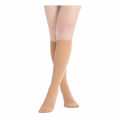 Stödstrumpor beige