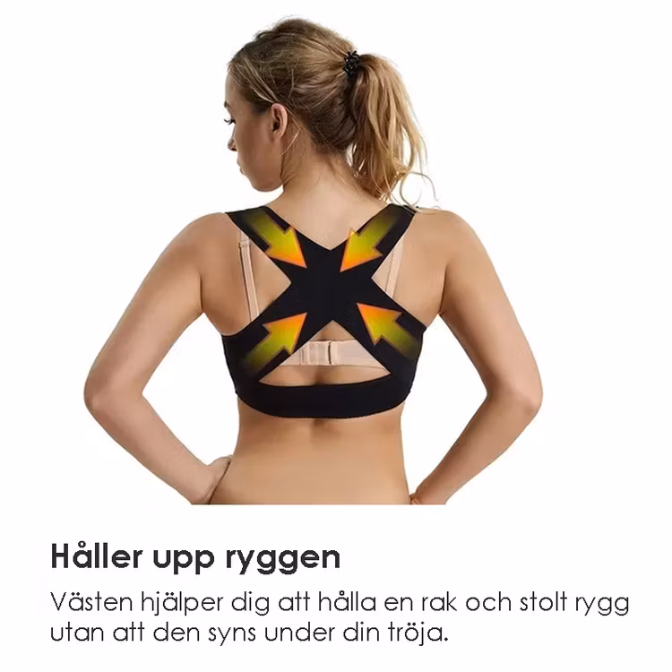 Hållningsväst kvinna