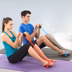 Träningsband med handtag