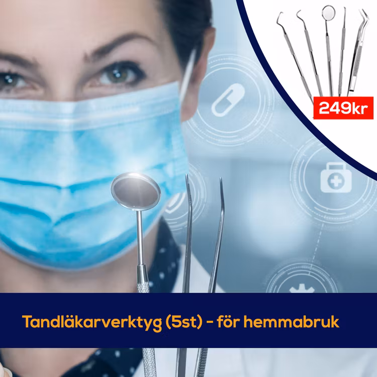 Tandläkarverktyg (5st)
