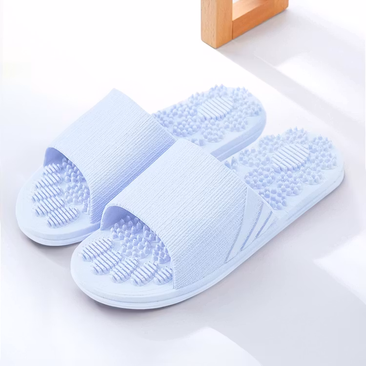 Ljusblå tofflor (massage)