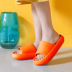 Supermjuka tofflor (orange)