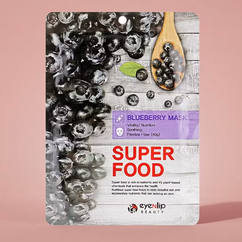 Ansiktsmask blåbär