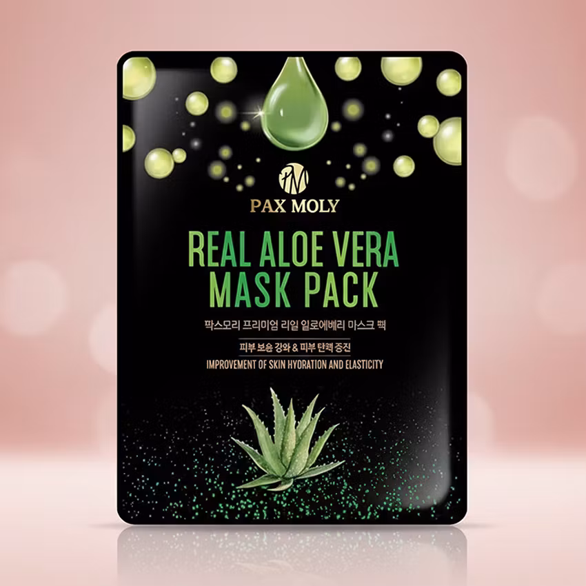 Återfuktande ansiktsmask (Aloe Vera)