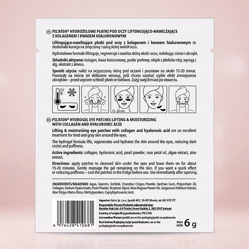 Ögonplåster – Lifting & Återfuktning (5 par)